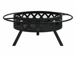 vidaxl Brasero con atizador acero XXL 70 cm