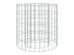 vidaxl Brasero de gaviones hierro galvanizado Ø50 cm