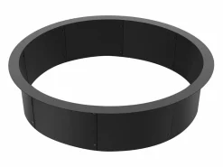 Brasero de Jardín, SucceBuy Anillo Redondo de Acero para Fogatas al Aire Libre de 114,3 cm