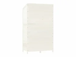 Hot Bristol Cobertizo de jardín madera maciza abeto 102x52x174,5cm Caseta De Jardín