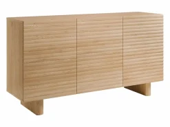 Vente-unique Buffet con 3 puertas de MDF - Color: Natural - LUDIMA Color natural claro