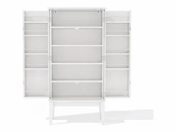 Buffet de cocina 59x30x120cm - 2 puertas de almacenamiento con estantes - estilo retro - Aparador De Cocina