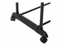 Clearance Burro perchero 2 barras extensibles con ruedas 110x80x43 cm Burro Para Ropa