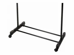 Burro/perchero con ruedas inox/ 90/160x80x42 cm Negro