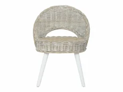Outlet Clicnbuy Butaca de ratán kubu Blanco