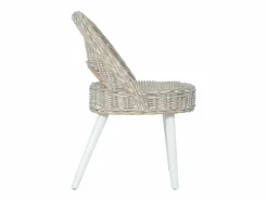 Outlet Clicnbuy Butaca de ratán kubu Blanco