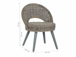 Online Butaca de ratán kubu Sillón De Mimbre