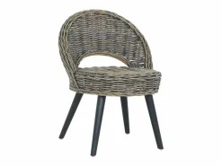 Discount Butaca de ratán kubu 60x60x79 cm SHL5413 Negro
