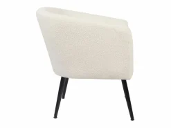 Best Butaca Melrose respaldo circular blanco 70x66x64 cm Sillón
