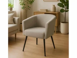 Discount ADEC Butaca Melrose respaldo circular 70x66x64 cm Gris