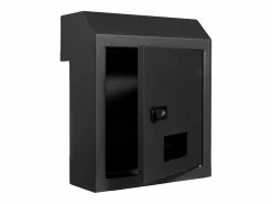 Buzón de Correo con Cerradura Combinada para Dejar las Llaves en la Puerta de SucceBuy, Color Negro