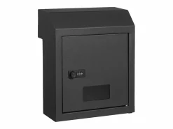 Buzón de Correo con Cerradura Combinada para Dejar las Llaves en la Puerta de SucceBuy, Color Negro