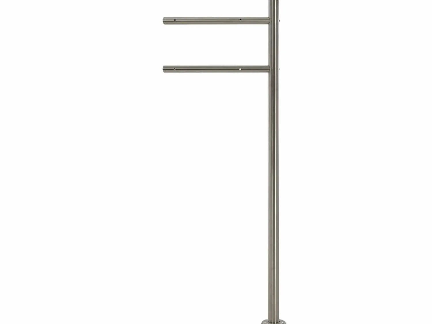 Clearance Buzón de correos con soporte con compartimento para periódicos antracita mate Buzón