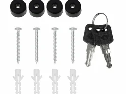 ML-DESIGN Buzón de pared claro con 2 llaves compartimento