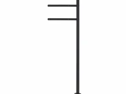 ML-DESIGN Buzón de pie con compartimento para periódicos antracita diseño mármol blanco Gris antracita