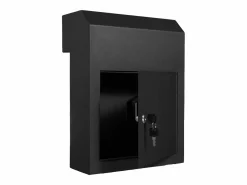 Buzón para Dejar Llaves a Través de la Puerta de SucceBuy de 30.5x15.2x40.6cm con Cerradura con Llave, Color Buzón
