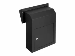 Buzón para Dejar Llaves a Través de la Puerta de SucceBuy de 30.5x15.2x40.6cm con Cerradura con Llave, Color Buzón