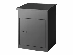 Buzón para Paquetes, SucceBuy Buzones de Exterior 44 x 35 x 58,3 CM, Acero Galvanizado, Cerradura Codificada