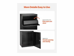 Buzón SucceBuy Buzón de Entrega para Exteriores con Cerradura para Entregas Seguras, 99 cm