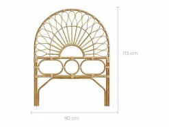 Online Cabecera de 90 cm en ratán natural - Bahia Muebles Niño