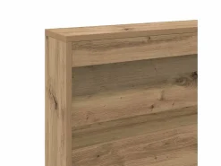 Sale Clicnbuy Cabecera de almacenamiento con estante Roble artisan 90 cm Marru00f3n