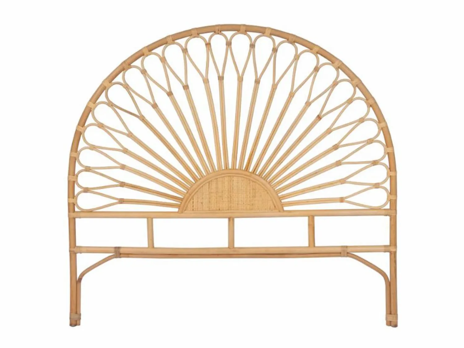 Vente-unique Cabecero 140 cm de ratán color natural - SOLIA