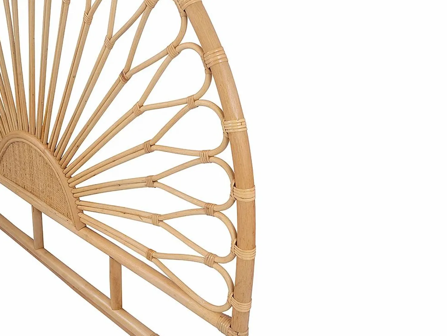 Vente-unique Cabecero 140 cm de ratán color natural - SOLIA