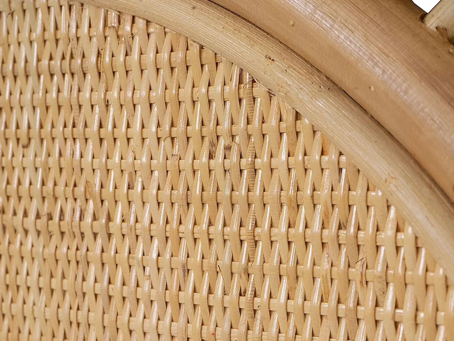 Vente-unique Cabecero 140 cm de ratán color natural - SOLIA