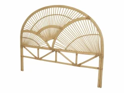 Outlet Cabecero 160 cm de ratán de color natural - EFELA Cabecero Y Puente De Cama