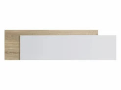 Outlet Cabecero Cama en Color Roble - Blanco (Largo 185 cm/Alto 50 cm/Grosor 3 cm) - Buyqualia Muebles Niño