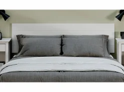Best Cabecero Cama Madera Maciza Pino Pintada (155 X 45, ) - Buyqualia Blanco