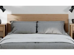 Cabecero Cama Madera Maciza Pino Pintada (155 X 45, Miel) - Buyqualia