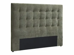 Sale Vente-unique Cabecero capitoné 180 cm en tejido oliva - FRANCESCO Verde