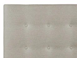 Outlet Vente-unique Cabecero capitoné FRANCESCO - 160 cm - Tela color Beige
