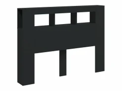 Cabecero con LED madera de ingeniería 140x18,5x103,5 cm Cabecero Y Puente De Cama