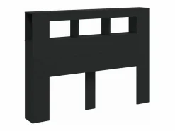 Cabecero con LED madera de ingeniería 140x18,5x103,5 cm Cabecero Y Puente De Cama