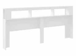 vidaxl Cabecero con LED madera de ingeniería 220x18,5x103,5 cm