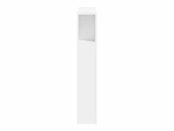 New vidaxl Cabecero con LED madera de ingeniería 100x18,5x103,5 cm Blanco