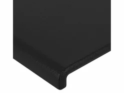 New vidaxl Cabecero con luces LED cuero sintético 144x5x118/128 cm Negro