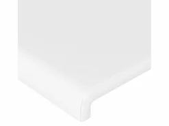 Hot Cabecero con luces LED cuero sintético 180x5x118/128 cm Cabecero Y Puente De Cama