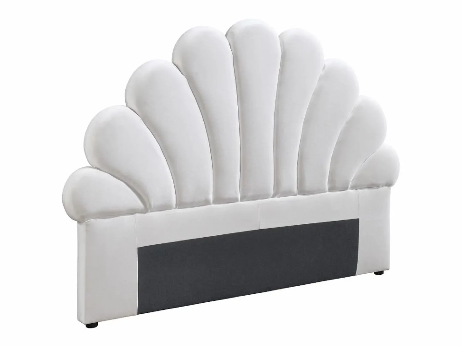 New Cabecero concha 140 cm de terciopelo - MOANA Cabecero Y Puente De Cama