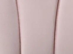 Vente-unique Cabecero concha 160 cm en terciopelo - MOANA