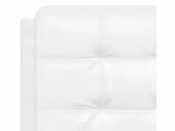 Clicnbuy Cabecero de cama acolchado cuero sintético 140 cm