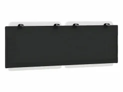 Discount Clicnbuy Cabecero de cama acolchado cuero sintético negro 120 cm Blanco