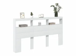 Clicnbuy Cabecero de cama con LED 180x17x102 cm