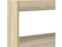 Clicnbuy Cabecero de cama con LED roble Sonoma 180x17x102 cm