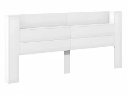 Outlet Cabecero de cama con LED 220x16,5x103,5 cm Cabecero Y Puente De Cama