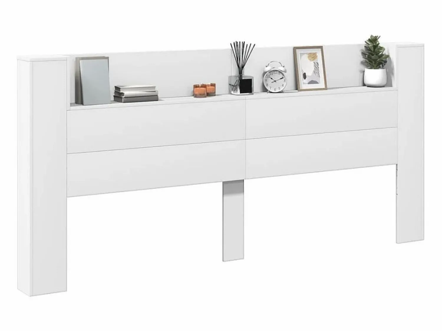 Cabecero de cama con LED 220x16,5x103,5 cm ES476433