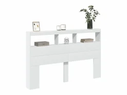 Online Clicnbuy Cabecero de cama con LED 160x17x102 cm Blanco