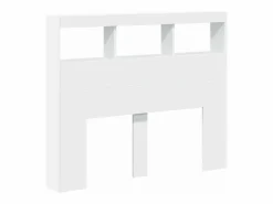 Outlet Clicnbuy Cabecero de cama con LED 120x17x102 cm Blanco